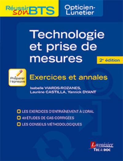 Technologie et prise de mesures (2° Éd.), Exercices et annales (9782743021054-front-cover)