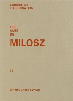 Les Amis de Milosz, numéro 33 (9782850552519-front-cover)