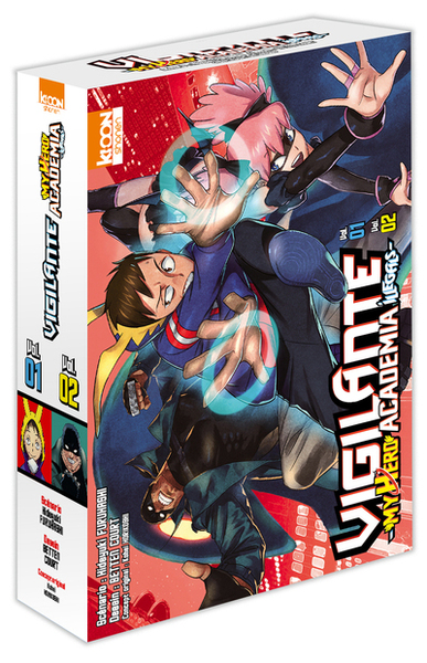 Pack Vigilante - My Hero Academia Illegals T01 & T02 (9791032703656-front-cover)