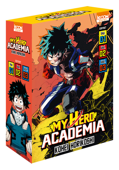Coffret My Hero Academia - Tomes 1 à 3 (9791032703663-front-cover)