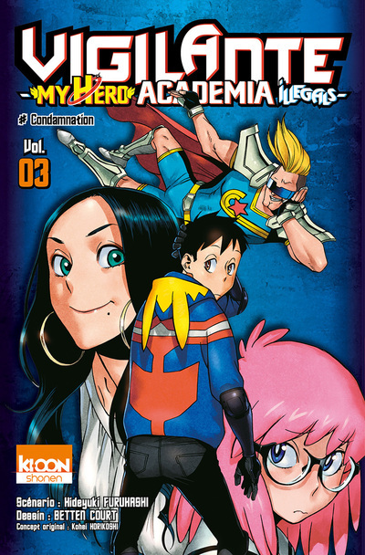 Vigilante - My Hero Academia Illegals T03 (9791032702581-front-cover)