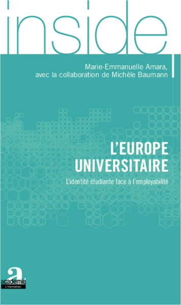 L'Europe universitaire, L'identité étudiante face à l'employabilité (9782806100610-front-cover)
