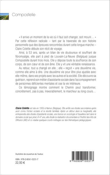 Compostelle, La saveur du chemin (9782806102317-back-cover)