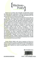 Merleau-Ponty ou la philosophie incarnée, Une réception africaine (9782806101143-back-cover)