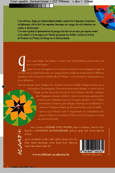 L'Afrique indéfinie (9782806100535-back-cover)