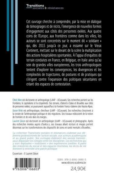 Migrations, Du mépris aux mobilisations solidaires (9782806106803-back-cover)