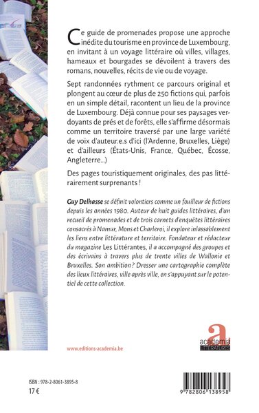 Promenades littéraires en province de Luxembourg (9782806138958-back-cover)