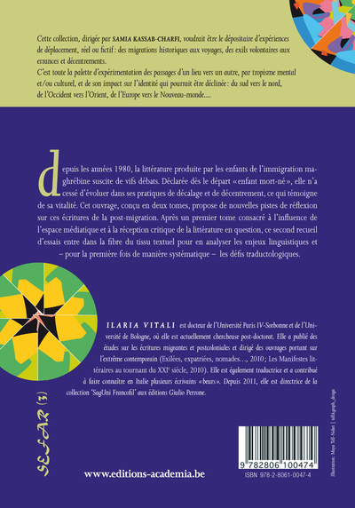 Intrangers II, Littérature beur, de l'écriture à la traduction (9782806100474-back-cover)