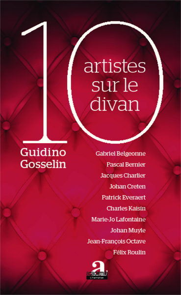 10 artistes sur le divan (9782806101150-front-cover)