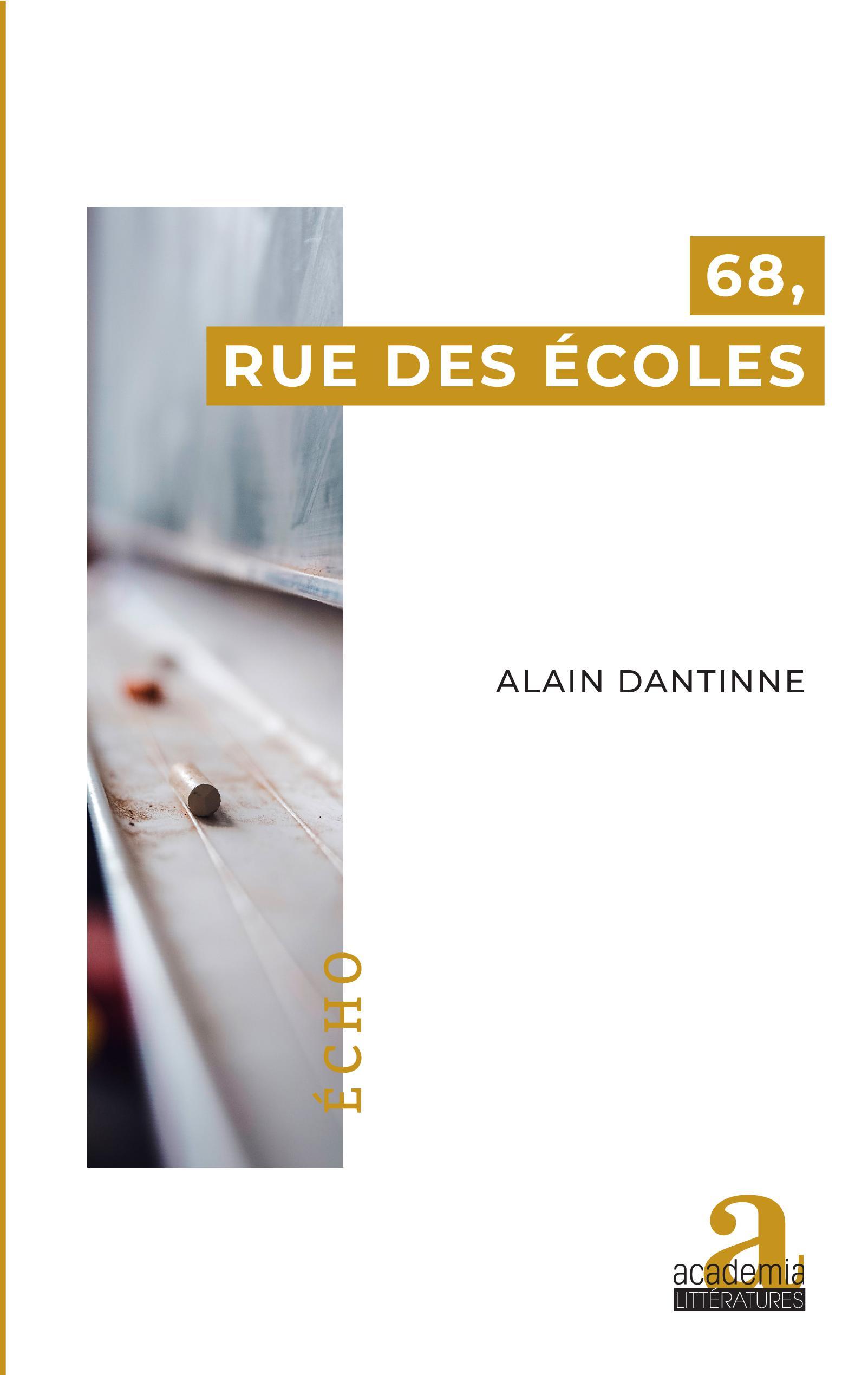 68, rue des Écoles (9782806104793-front-cover)