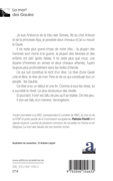 La mort des Gaules (9782806104632-back-cover)