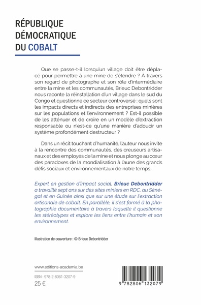 République démocratique du Cobalt, Récit documentaire (9782806132079-back-cover)