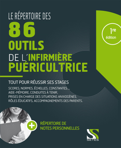 LE REPERTOIRE DES 86 OUTILS DE L' INFIRMIERE PUERICULTRICE (9782851000361-front-cover)