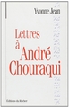 Lettres à André Chouraqui (9782268023731-front-cover)