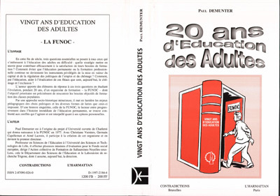 VINGT ANS D'EDUCATION DES ADULTES (9782870900260-front-cover)