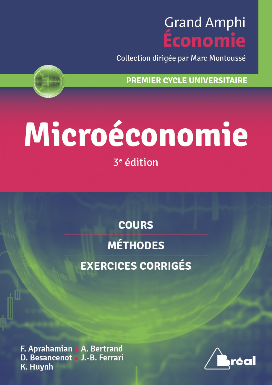 Microéconomie, Cours méthodes exercices corrigés (9782749538648-front-cover)