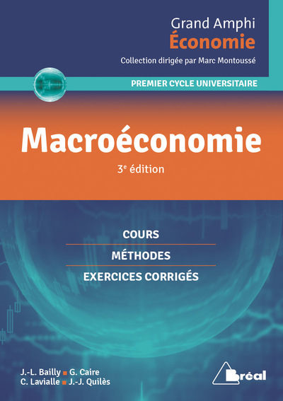 Macroéconomie, Cours Méthodes Exercices corrigés (9782749538631-front-cover)