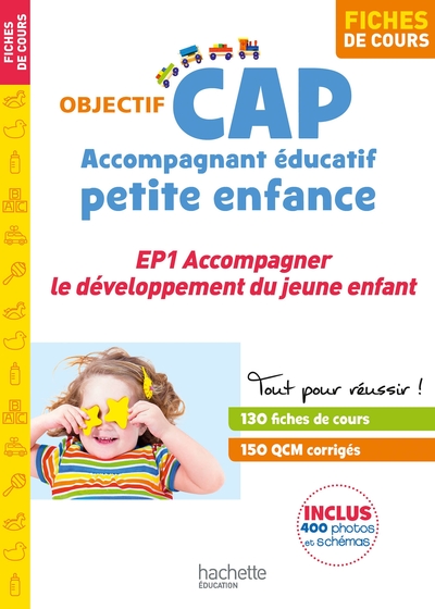 Fiches - CAP Accompagnant Éducatif Petite Enfance -  épreuve 1 (9782017082873-front-cover)