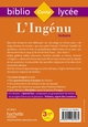 BiblioLycée - L'ingénu, Voltaire - BAC 2021 Parcours Voltaire, esprit des lumières (texte intégral) (9782017064961-back-cover)