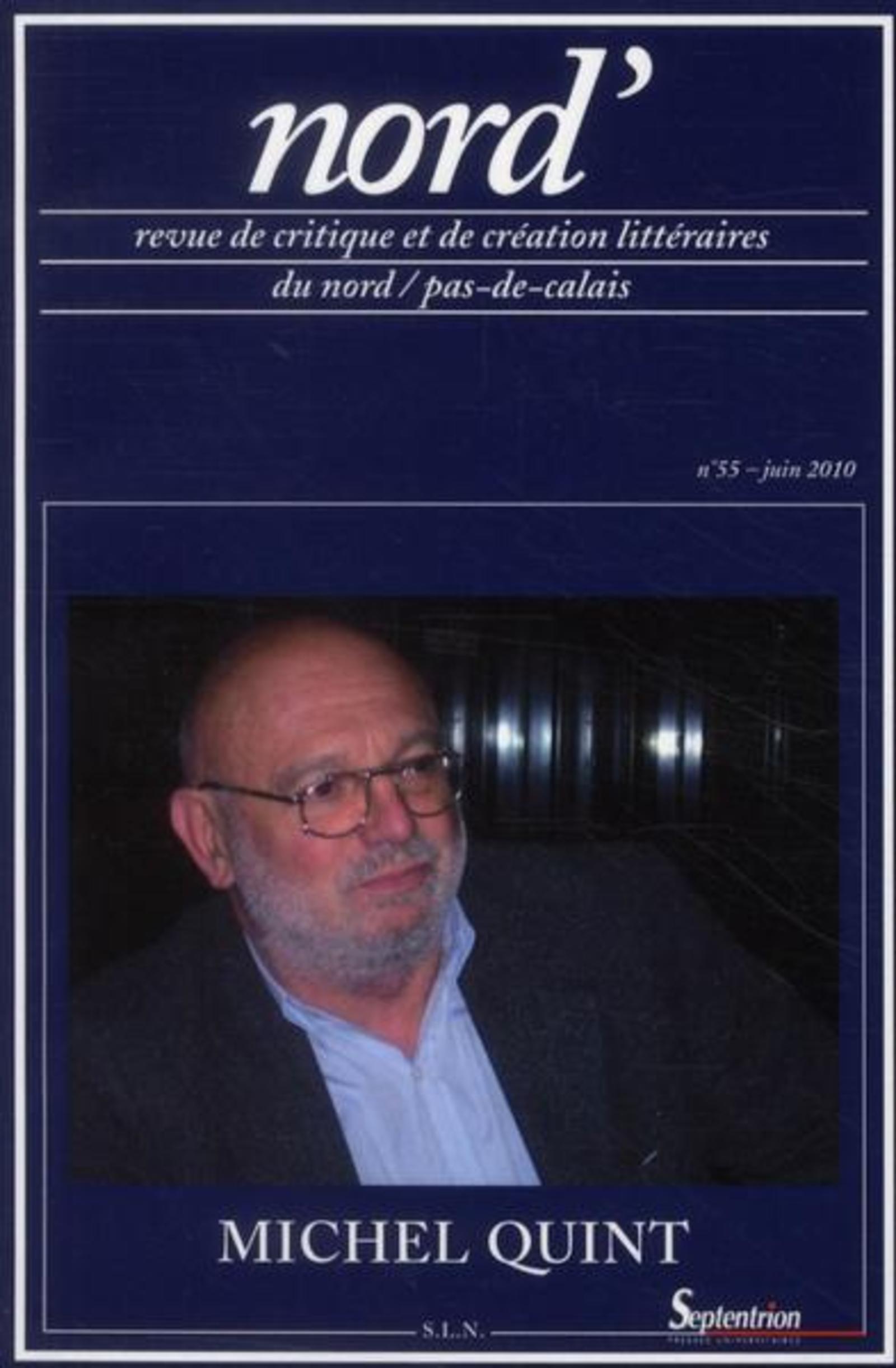 Nord'', n°55/Juin 2010, Michel Quint (9782913858244-front-cover)