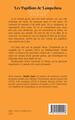 PAPILLONS DE LAMPEDUSA (LES), Les Papillons de Lampedusa (9782140492228-back-cover)