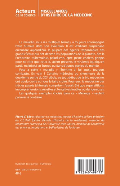 Miscellanées d’histoire de la médecine (9782140499173-back-cover)