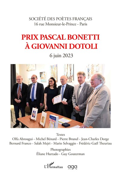 Prix Pascal Bonetti à Giovanni Dotoli (9782140492730-front-cover)