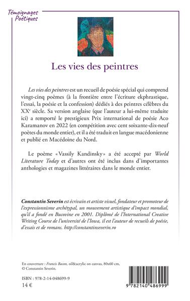 Les vies des peintres (9782140486999-back-cover)