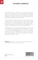 Effleurer la sensibilité, Vers une nouvelle monadologie (9782336611334-back-cover)