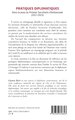 Pratiques diplomatiques, Dans la peau du Premier Secrétaire d’Ambassade (2017-2023) (9782336616643-back-cover)