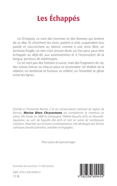 Les Échappés (9782336609454-back-cover)