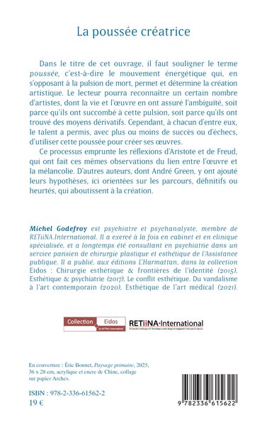 La poussée créatrice (9782336615622-back-cover)