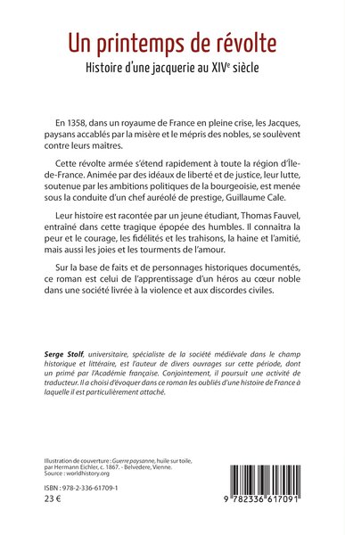 Un printemps de révolte, Histoire d’une jacquerie au XIVe siècle (9782336617091-back-cover)