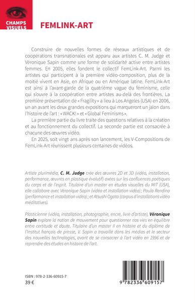 FemLink-Art, Le Collectif International d’Artistes Vidéo Femmes (9782336609157-back-cover)
