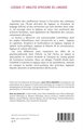 Logique et analyse africaine du langage (9782336602882-back-cover)