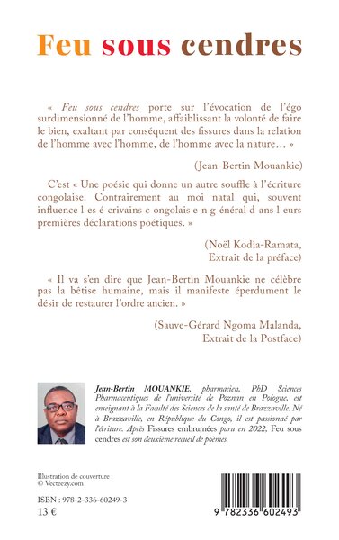 Feu sous cendres, Recueil de poèmes (9782336602493-back-cover)