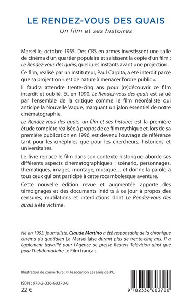 Le Rendez-vous des quais, Un film et ses histoires (9782336603780-back-cover)