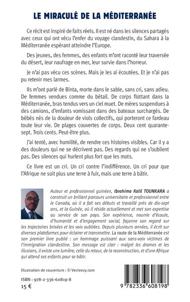 Le miraculé de la Méditerranée (9782336608198-back-cover)