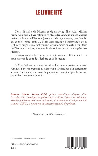 Le livre jeté (9782336610801-back-cover)