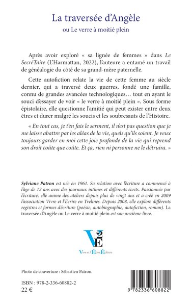 La traversée d’Angèle, ou Le verre à moitié plein (9782336608822-back-cover)