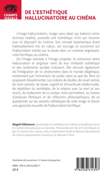 De l'esthétique hallucinatoire au cinéma, Doute, angoisse et irréalité (9782336614397-back-cover)