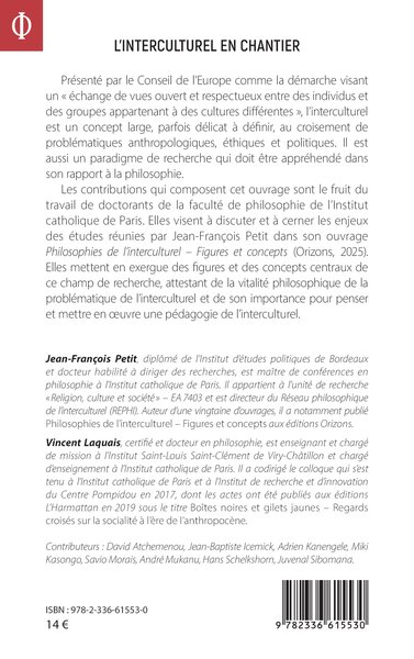 L’interculturel en chantier, Défis et figures (9782336615530-back-cover)