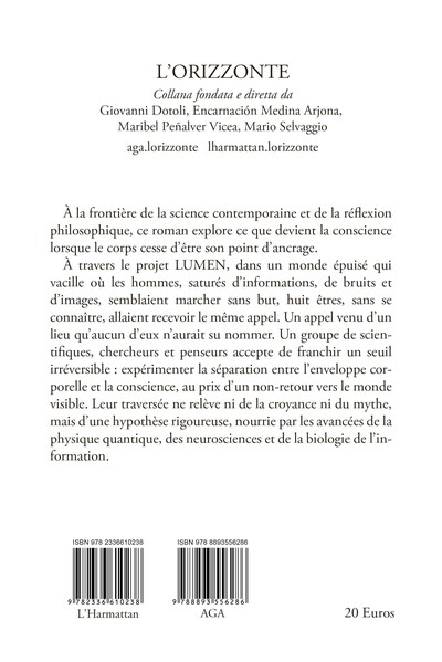 Le portail, Voyage dans le monde visible  et invisible des consciences (9782336610238-back-cover)
