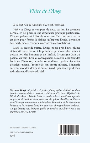 Visite de l’Ange (9782336609720-back-cover)