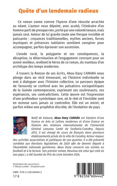 Quête d'un lendemain radieux (9782336604442-back-cover)