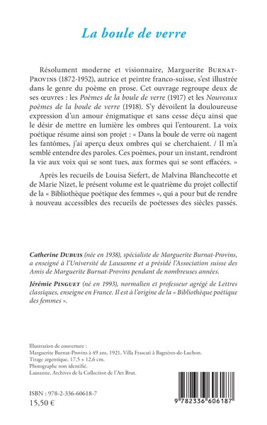 La boule de verre (9782336606187-back-cover)