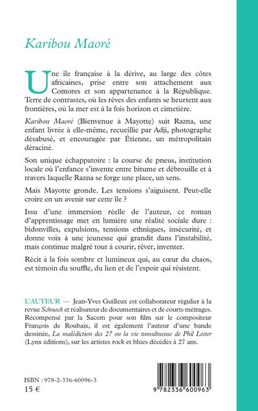 Karibou Maoré, ou Sous le vent des promesses (9782336600963-back-cover)