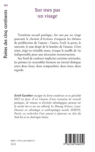 Sur mes pas un visage (9782336608259-back-cover)