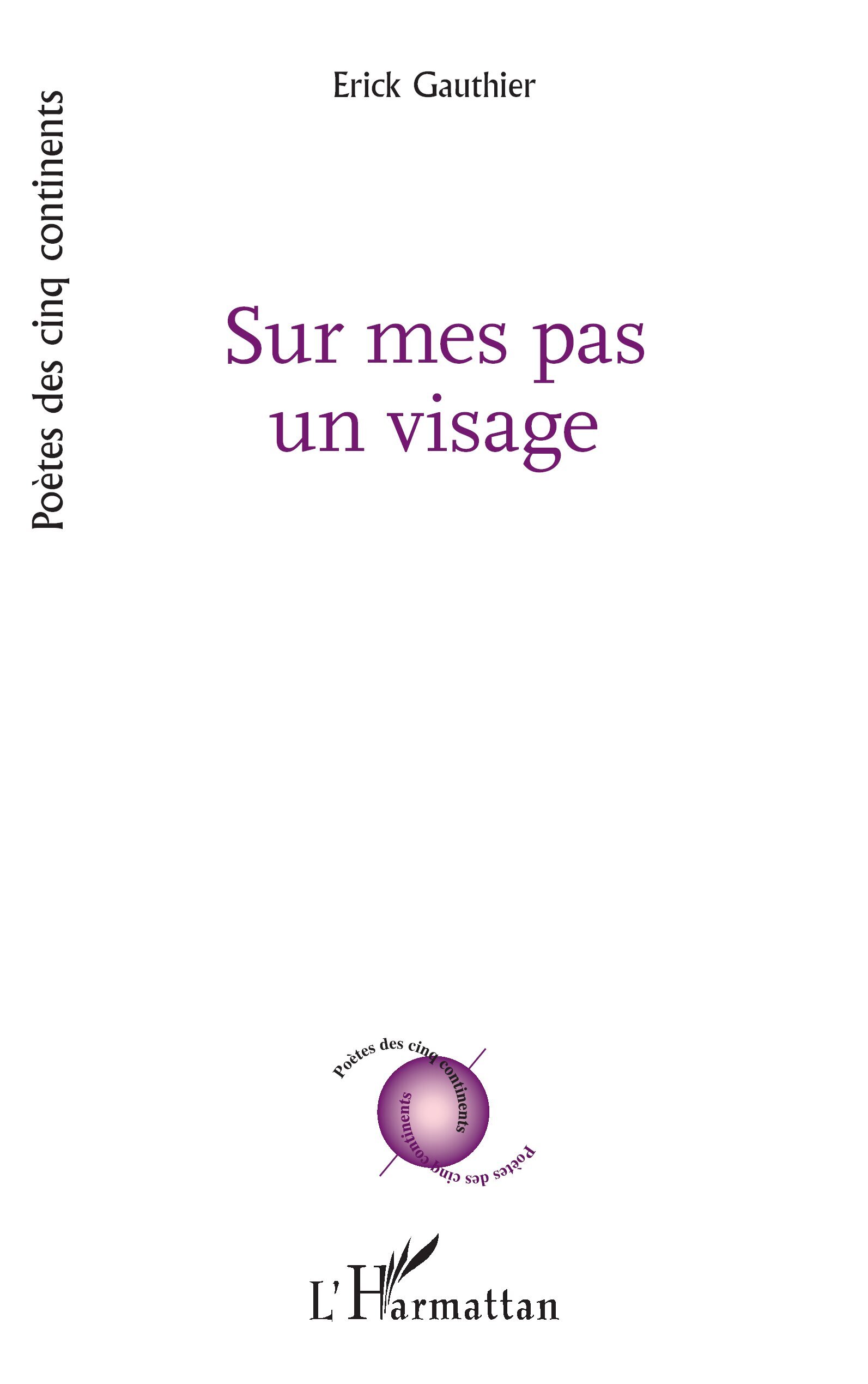 Sur mes pas un visage (9782336608259-front-cover)