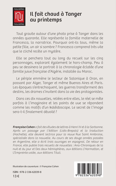 Il fait chaud à Tanger au printemps (9782336620398-back-cover)